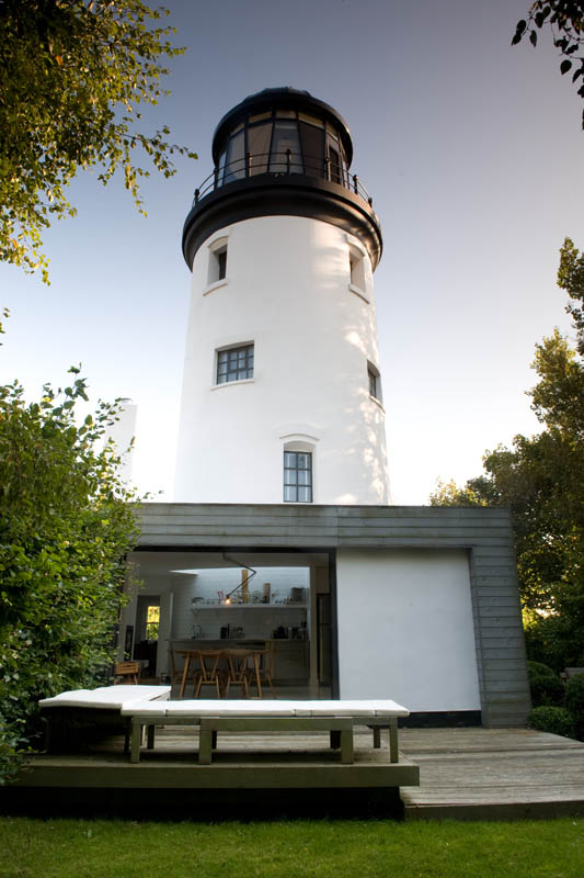 Winterton Lighthouse — interior and exterior view 2