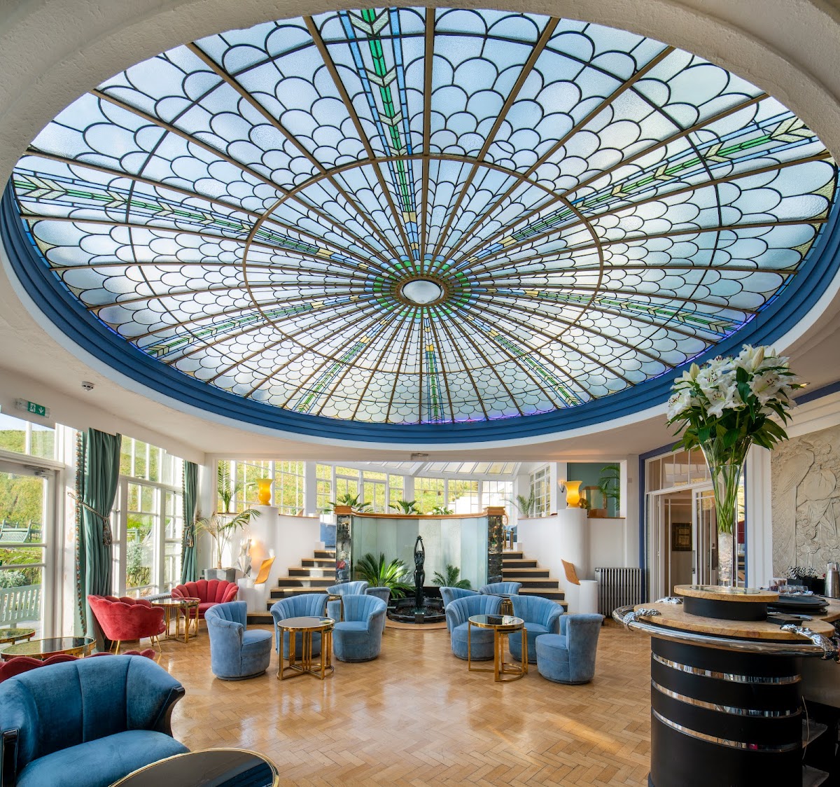 Burgh Island Hotel — interior and exterior view 6