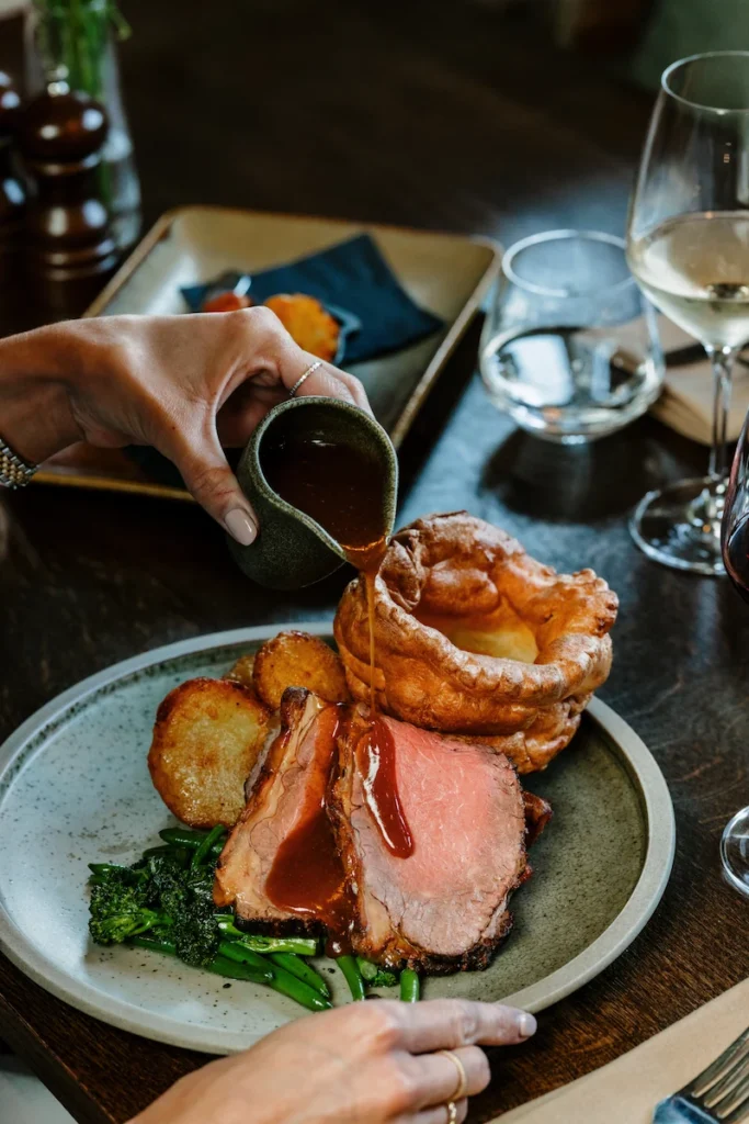 The Peacock at Rowsley — interior and exterior view 15