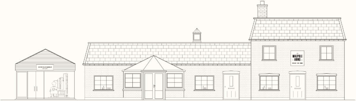 Walpole Arms — interior and exterior view 16