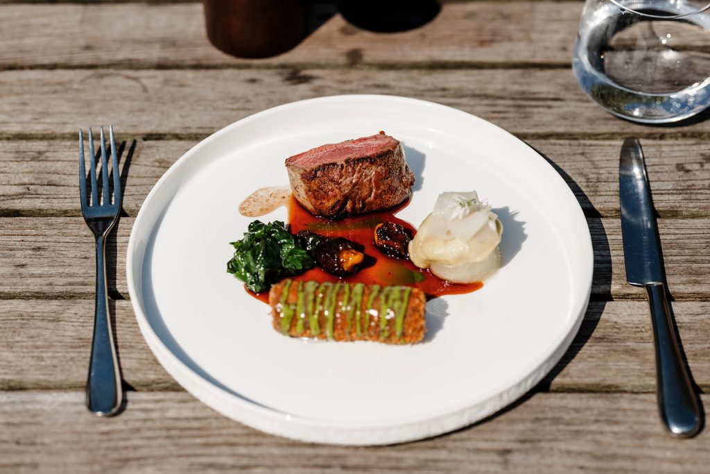 The Peacock at Rowsley — interior and exterior view 11